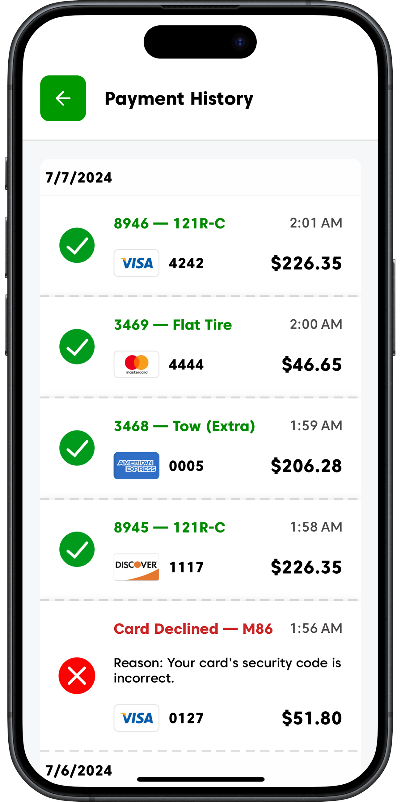 Mobile App Interface